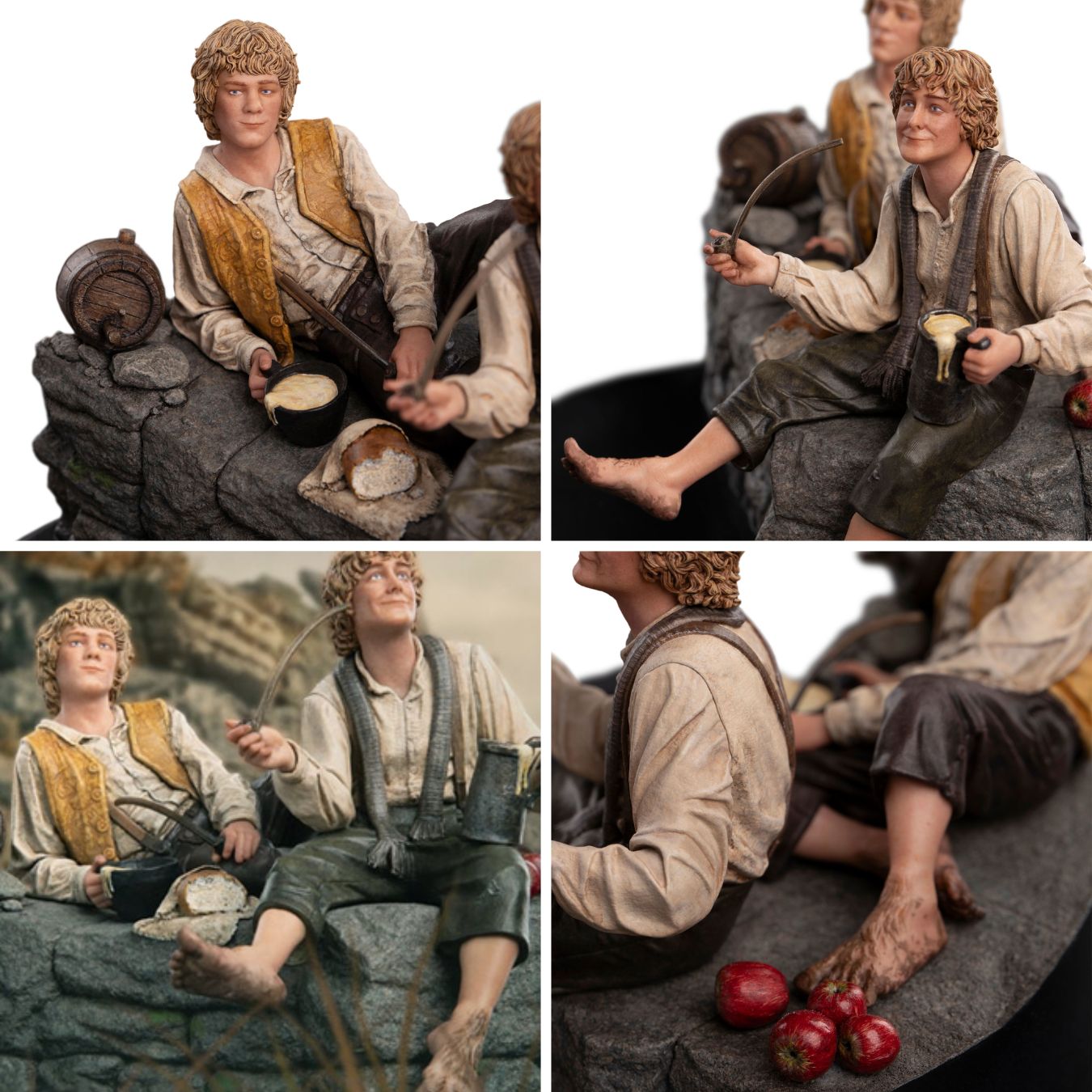Weta Workshop The Lord Of The Rings Trilogy Miniature Statue - Merry And Pippin By Weta Workshop -Weta Workshop - India - www.superherotoystore.com