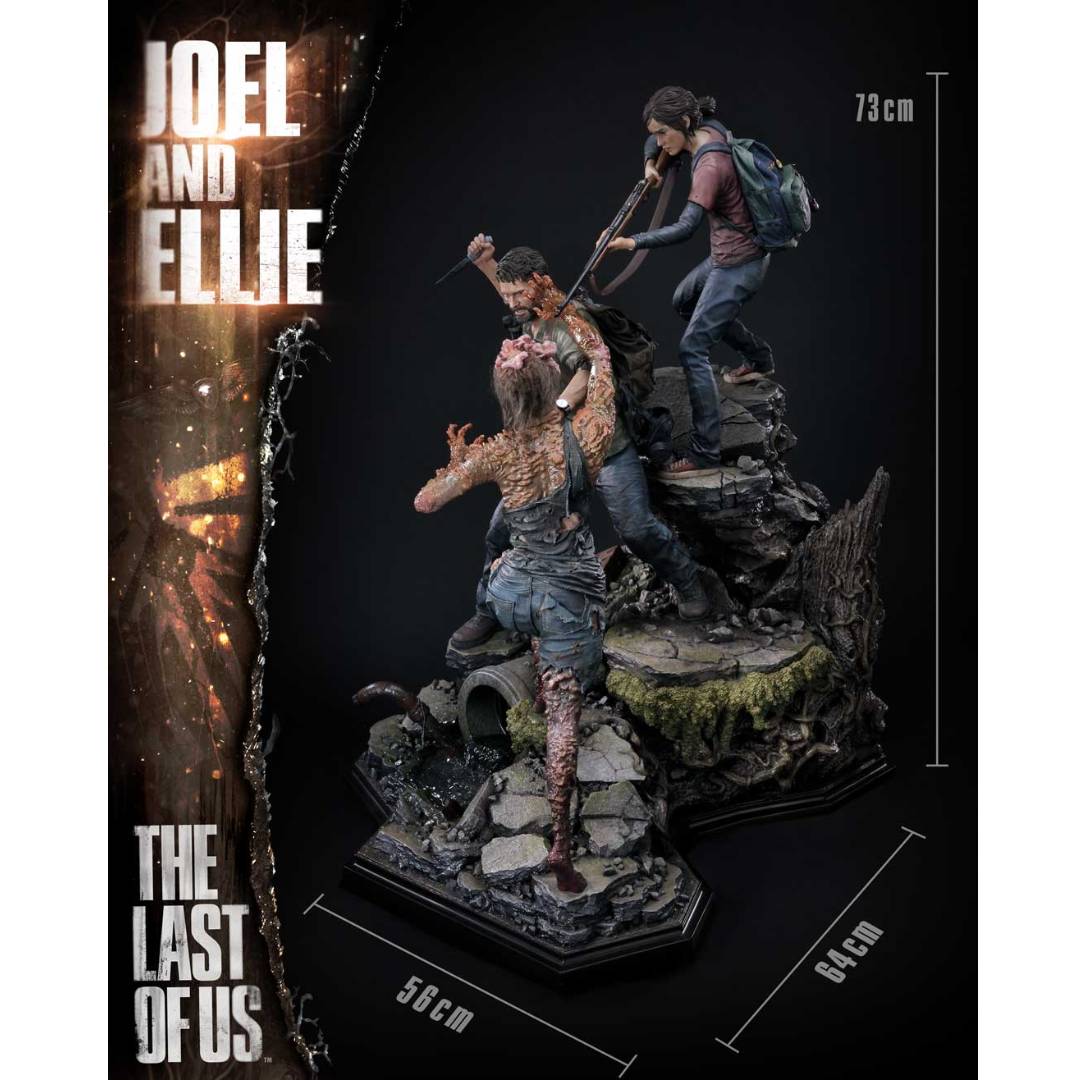 The Last of Us Part 1 Joel & Ellie DX Bonus Version Figure by Prime1 Studios -Prime 1 Studio - India - www.superherotoystore.com