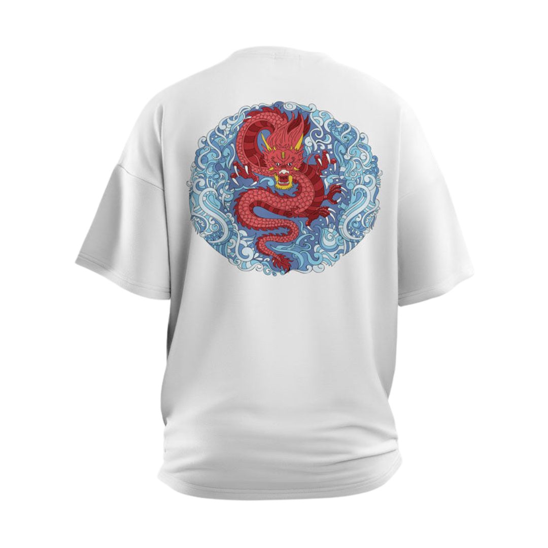 Warrior Women's Mandala Design Oversized T-Shirt -The Bay Store X The Doodleist - India - www.superherotoystore.com