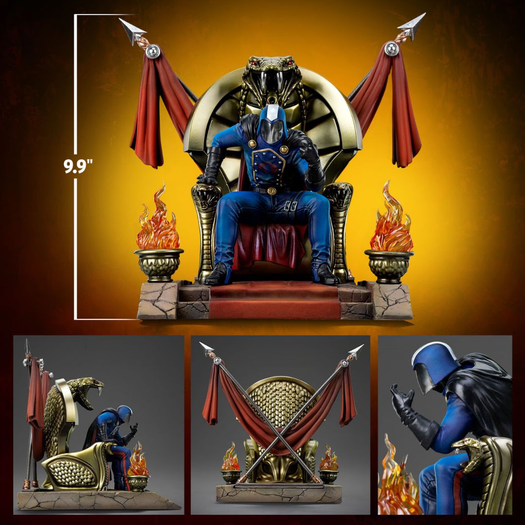 GIJOE Cobra Commander Statue By Iron Studios -Iron Studios - India - www.superherotoystore.com