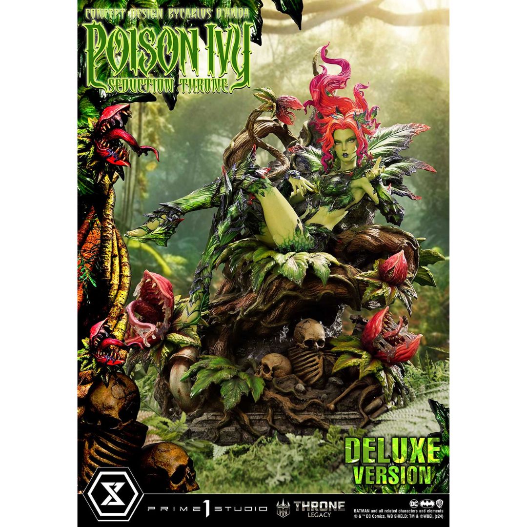 Batman (Comics) Poison Ivy Seduction Throne Deluxe Bonus Version Statue by Prime1 Studios -Prime 1 Studio - India - www.superherotoystore.com