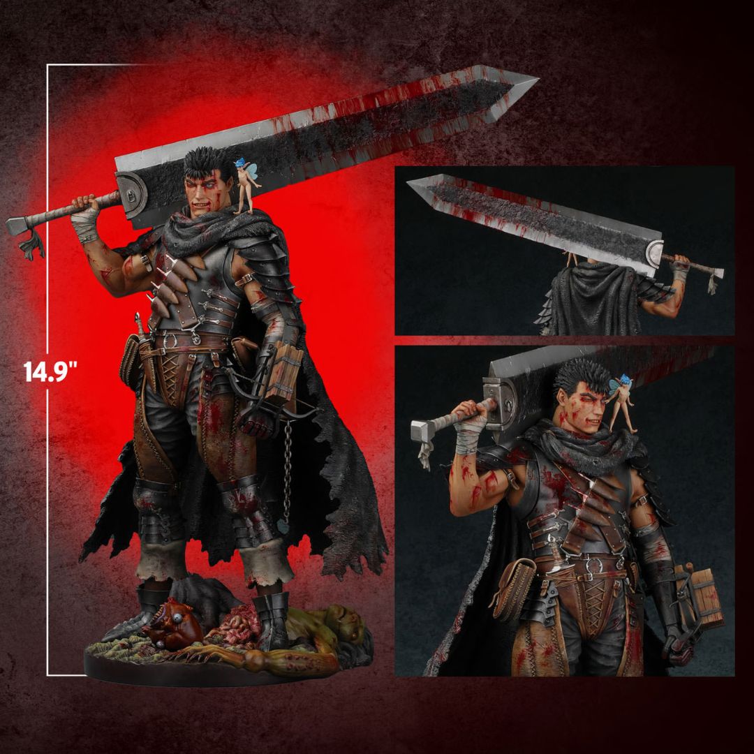 Guts, Lost Children Arc, The Black Swordsman (Redecoration Version) Statues By Gecco Co -Gecco Co - India - www.superherotoystore.com