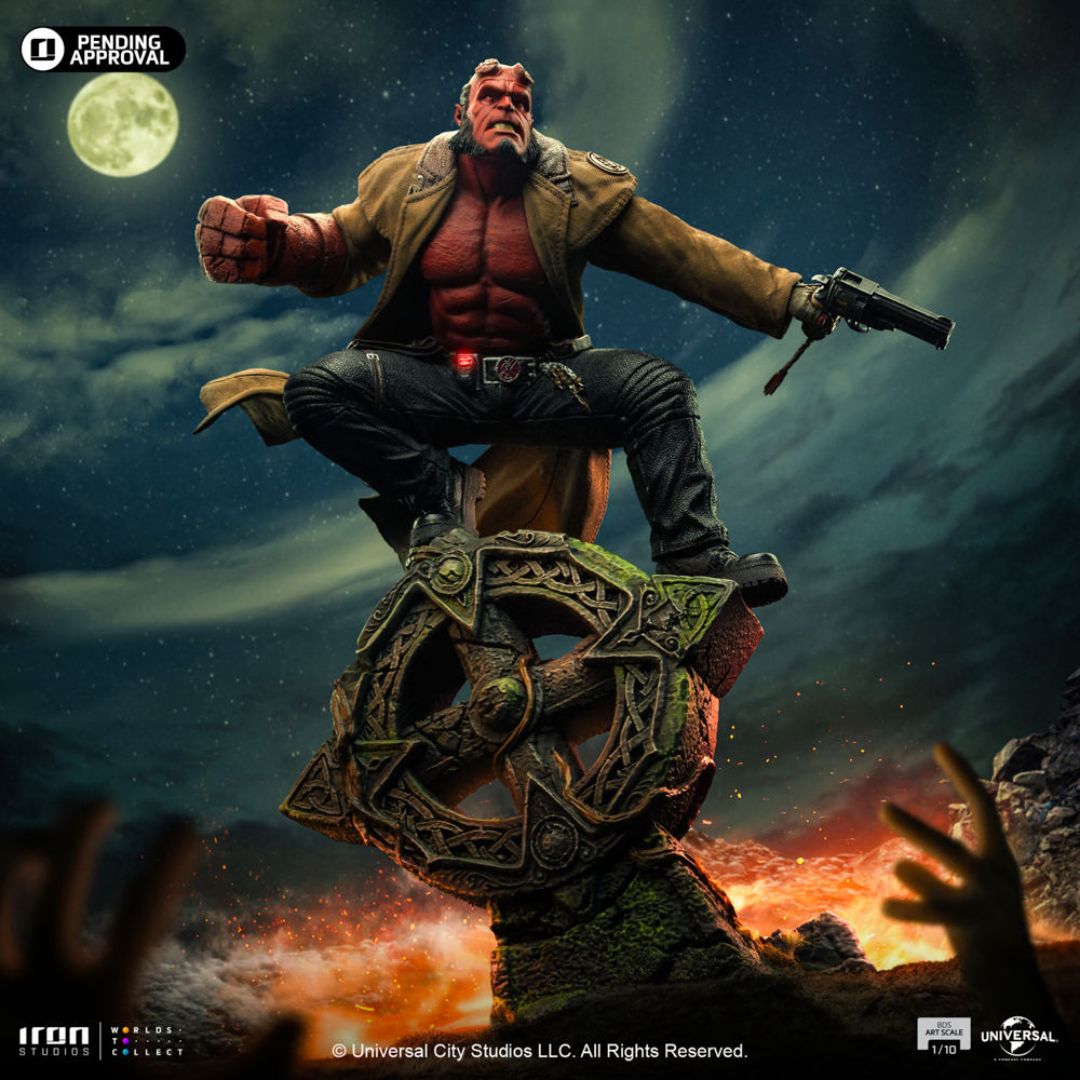 Hellboy Statue By Iron Studios -Iron Studios - India - www.superherotoystore.com