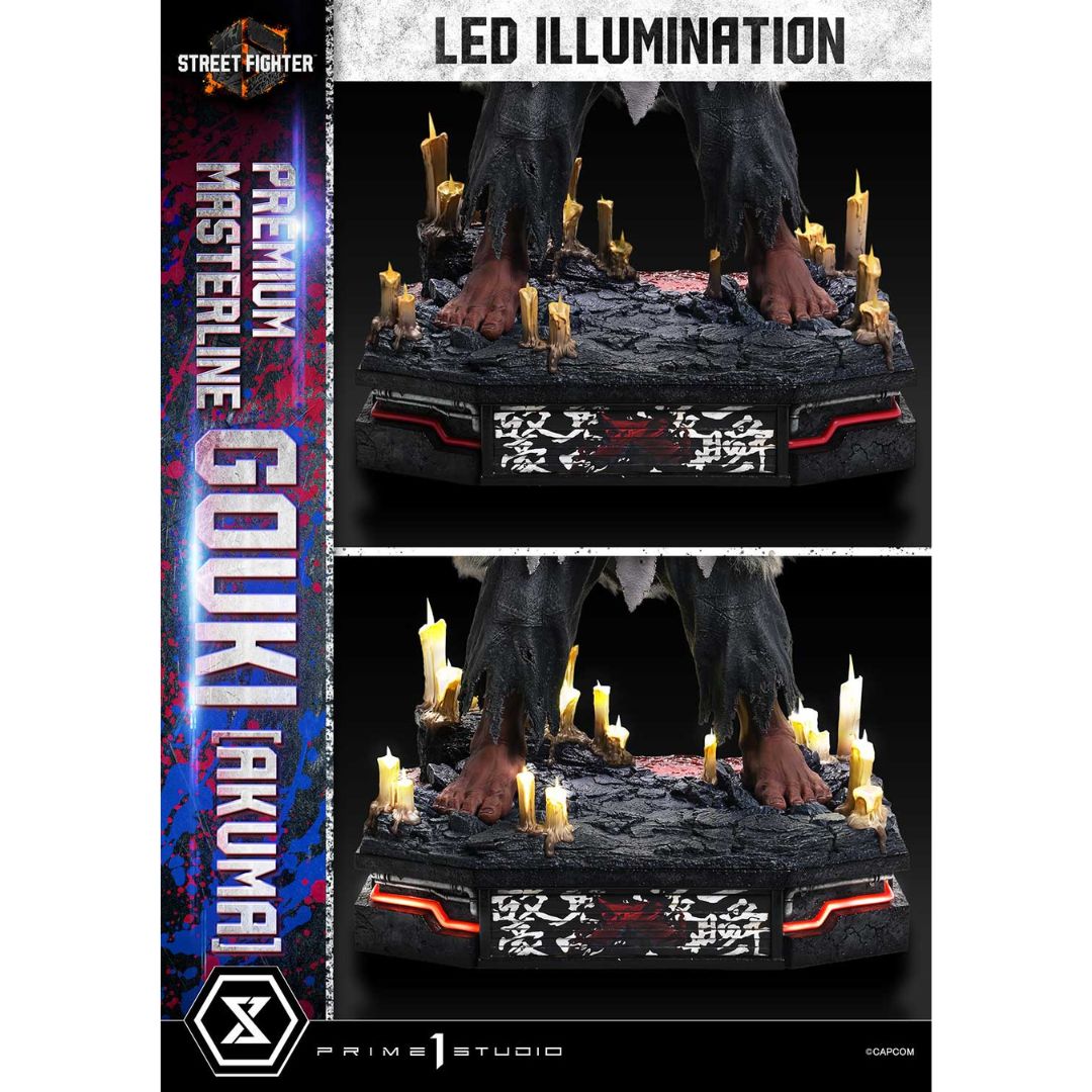 Street Fighter 6 Akuma Statue By Prime1 Studios -Prime 1 Studio - India - www.superherotoystore.com