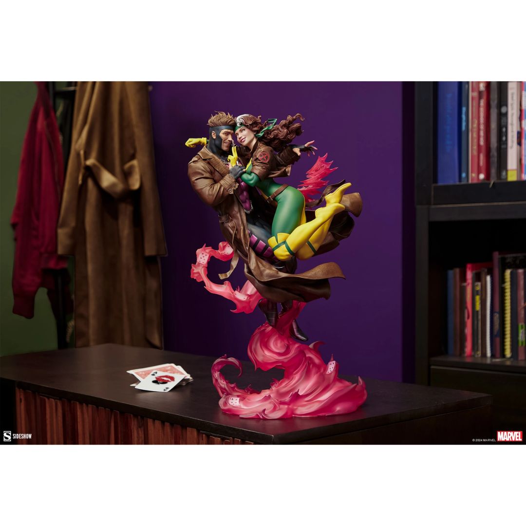 Rogue & Gambit Statues by Sideshow Collectibles -Sideshow Collectibles - India - www.superherotoystore.com