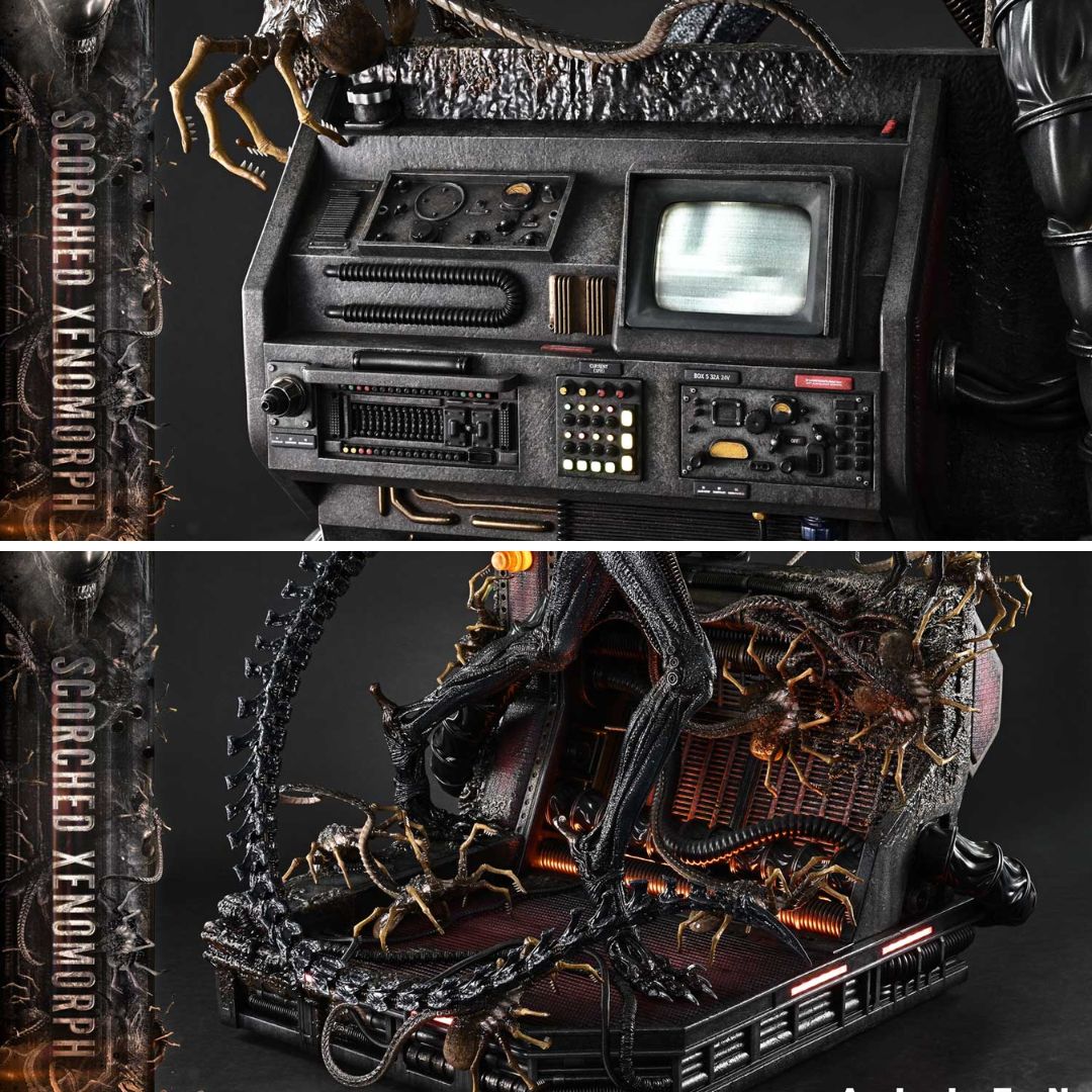 Alien: Romulus Scorched Xenomorph Deluxe Statue By Prime1 Studios -Prime1 Studios - India - www.superherotoystore.com