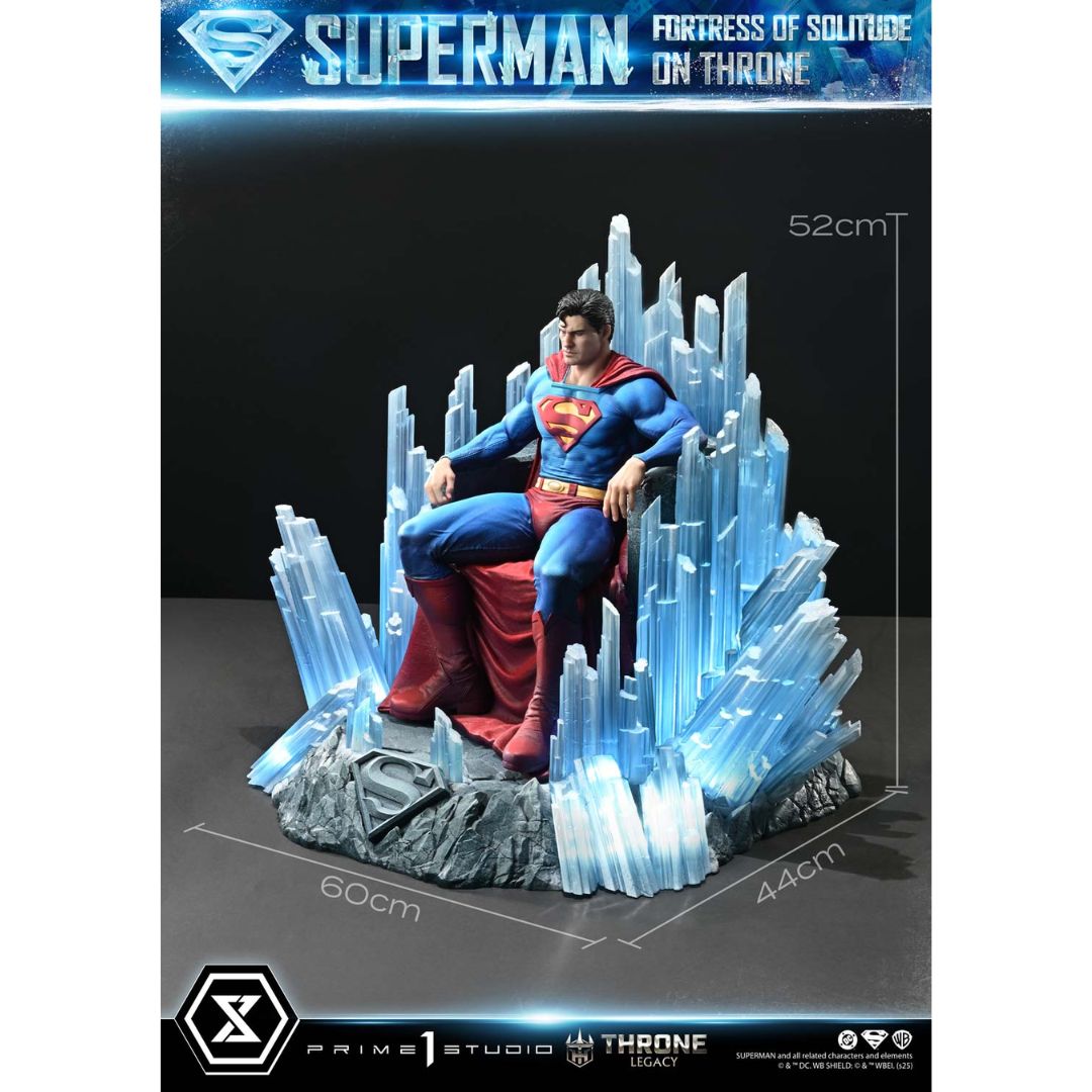Superman Fortress Of Solitude On Throne Statue By Prime1 Studios -Prime1 Studios - India - www.superherotoystore.com