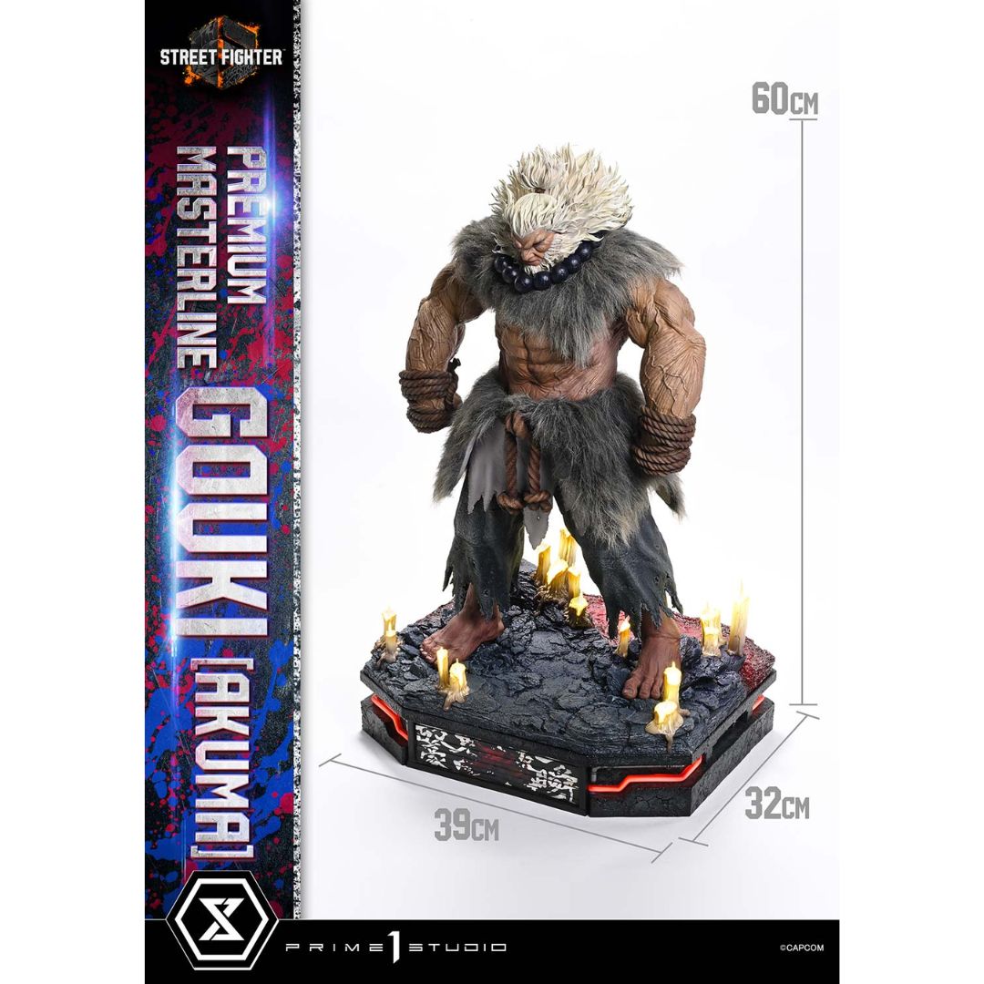 Street Fighter 6 Akuma Statue By Prime1 Studios -Prime 1 Studio - India - www.superherotoystore.com