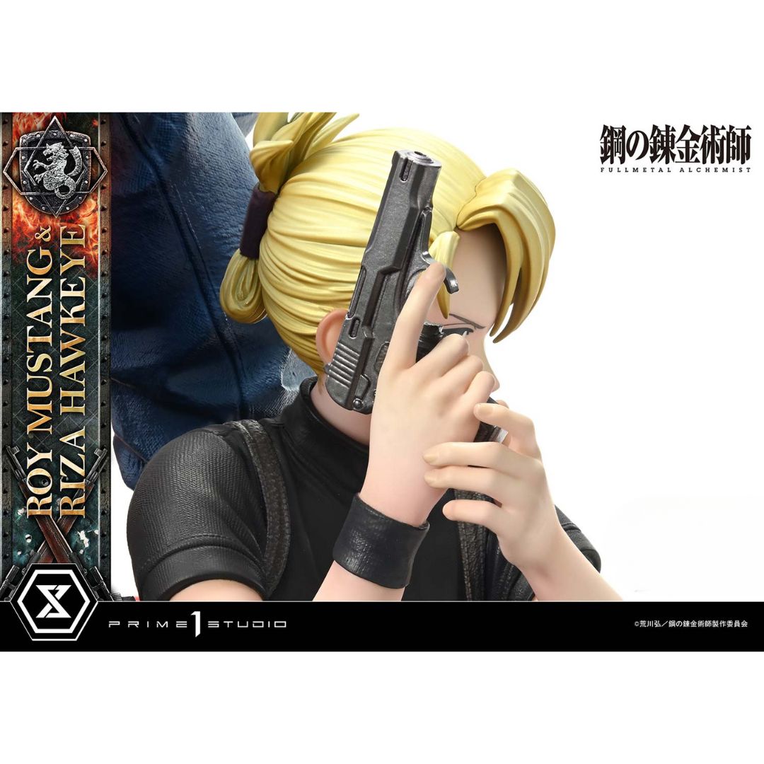 Fullmetal Alchemist Roy Mustang & Riza Hawkeye Statue Dx Bonus Version By Prime1 Studios -Prime 1 Studio - India - www.superherotoystore.com