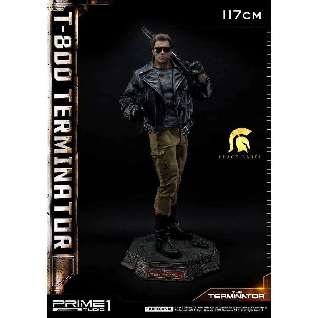 High Definition Museum Masterline Black Label The Terminator (Film) T-800 Terminator Deluxe Version Statue By Prime1 Studios