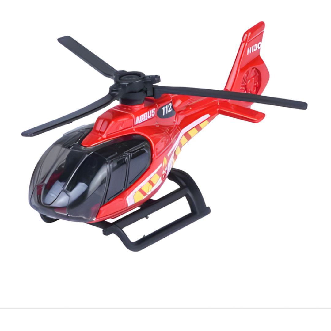 Street Cars Red Airbus H130 1:64 Scale Die-Cast By Majorette