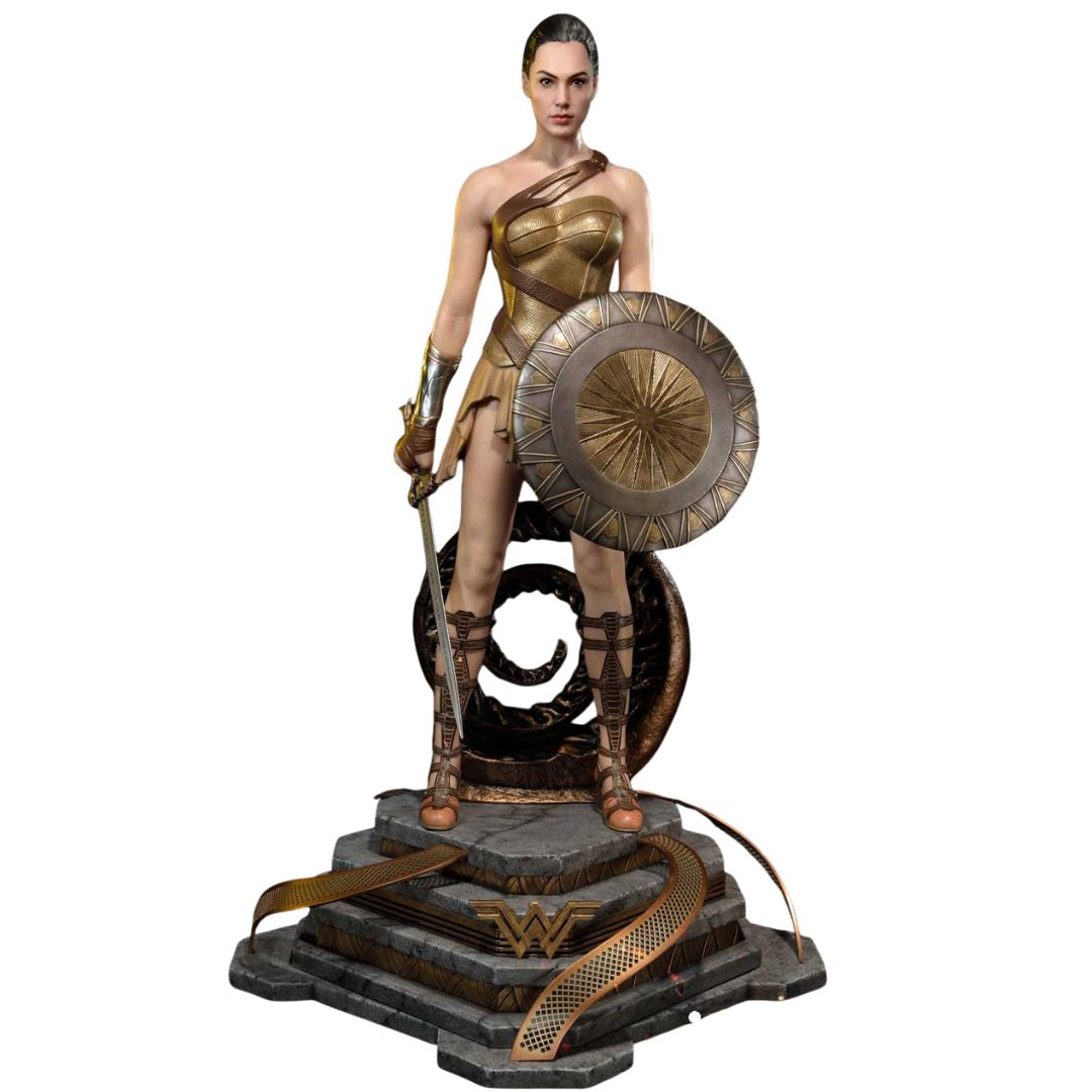Wonder Woman (Film) Wonder Woman Training Costume Gold Version Statue By Prime1 Studios