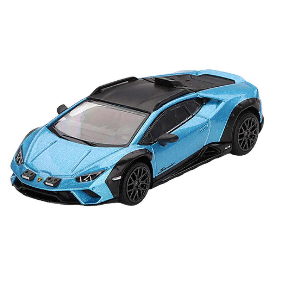 Blu Aegir Lamborghini Huracán Sterrato 1:64 Scale Die-Cast Car By Mini Gt -Mini GT - India - www.superherotoystore.com