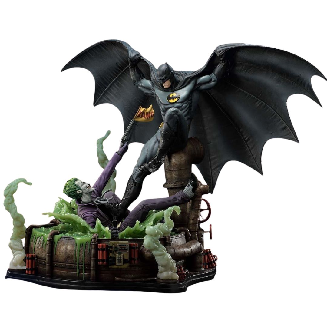 Batman (Comics) Batman Versus The Joker (Concept By Jason Fabok) Dx Bonus Version Statue By Prime1 Studios