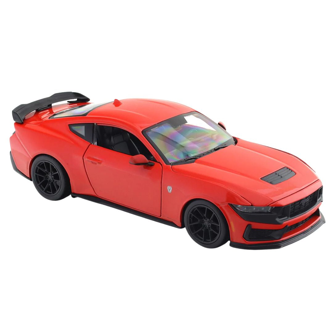 2024 Red Ford Mustang Darkhorse 1:24 Scale Die-Cast Car By Bburago