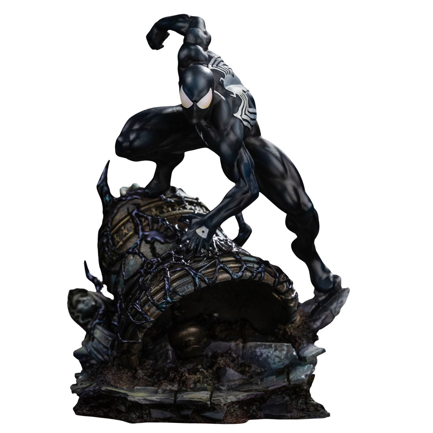 Spider-Man Black Bds Art Statue By Iron Studios -Iron Studios - India - www.superherotoystore.com