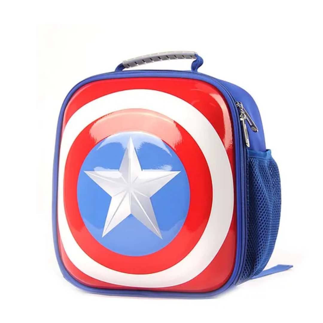 MARVEL CAPTAIN AMERICA HARDSHELL SQUARE SHAPE BAG - BLUE by Mesuca -Mesuca - India - www.superherotoystore.com