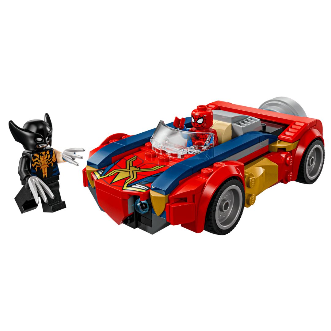 Super Heroes Marvel Spider-Man Car Vs. Venomized Wolverine By Lego -Lego - India - www.superherotoystore.com