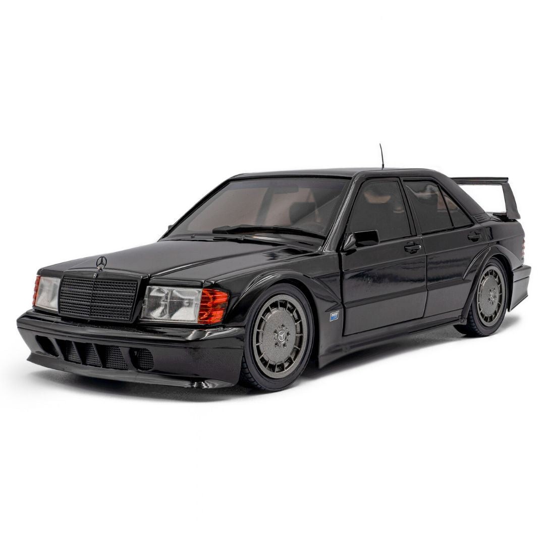 1:18 Mercedes-Benz 190 (W201) Evo Ii Solido Works Black 1990 By Solido