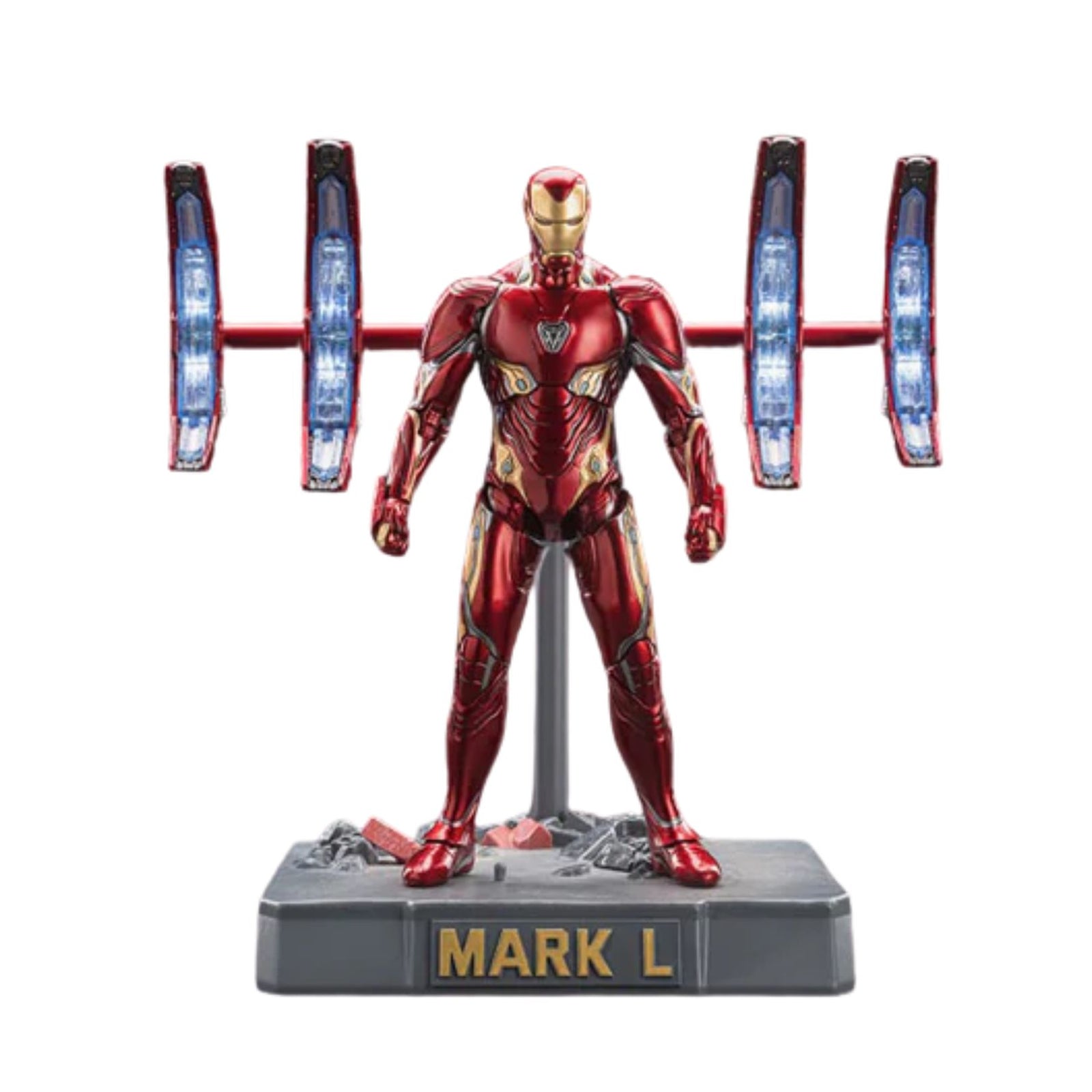 Iron Man Mk5 Movie Scene Set Action Figure By Zd Toys -ZD Toys - India - www.superherotoystore.com