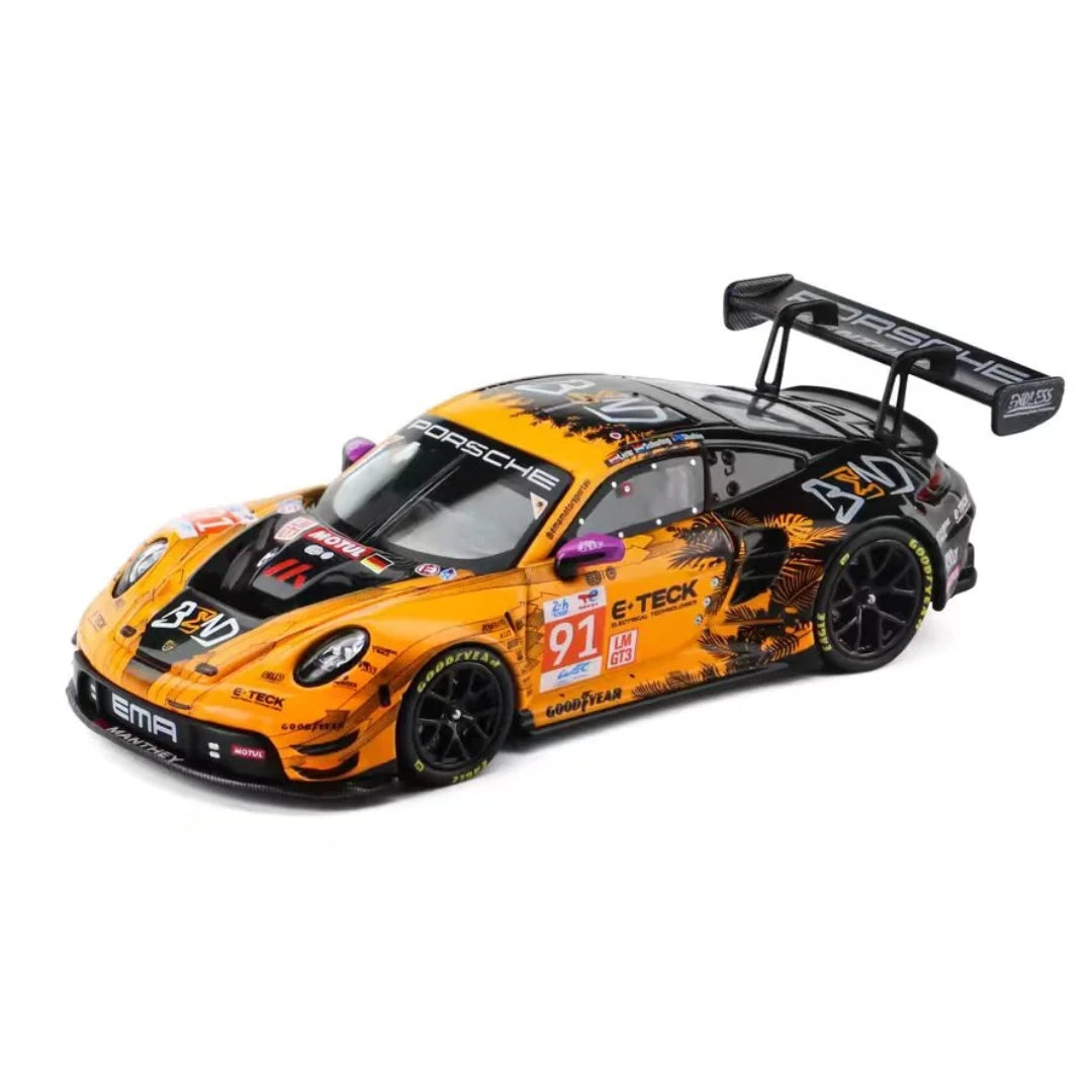 Porsche Diecast Emergency Services Gt3 R - Lemans 24H 2024 #91 - 1:64 Diecast Model Car By Trends Hobby -Trends Hobby - India - www.superherotoystore.com