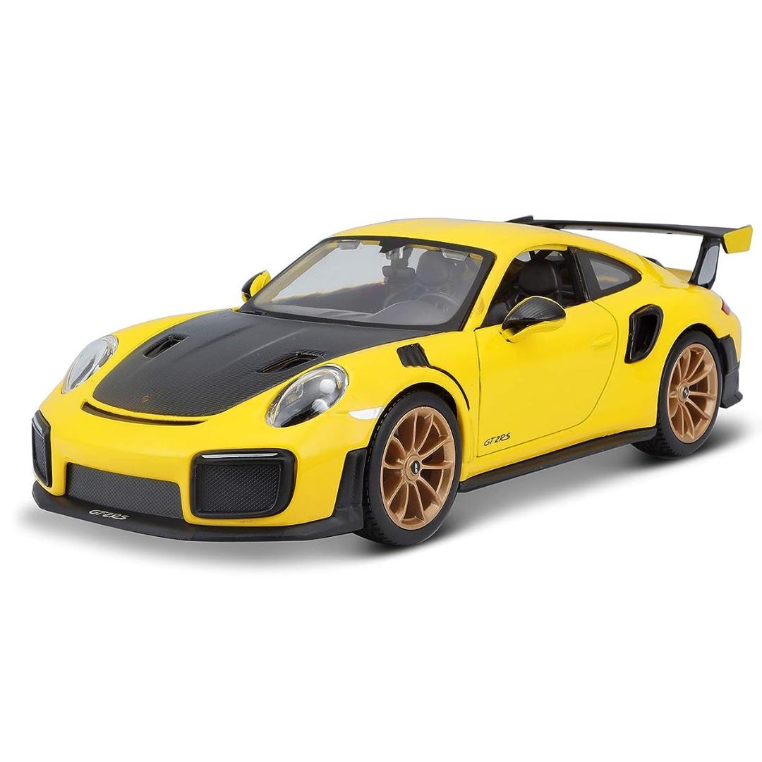 Yellow Porsche 911 GT2 RS 1:24 Scale Die-Cast Car by Maisto -Maisto - India - www.superherotoystore.com
