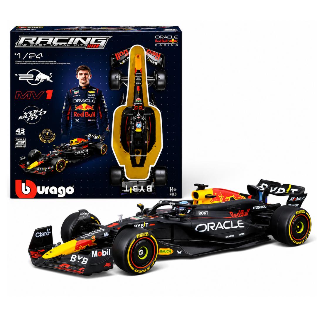Red Bull Racing F1 Rb20 Model (Model Kit With Pedestal) 1/24 Scale Diecast Car By Bburago -Bburago - India - www.superherotoystore.com