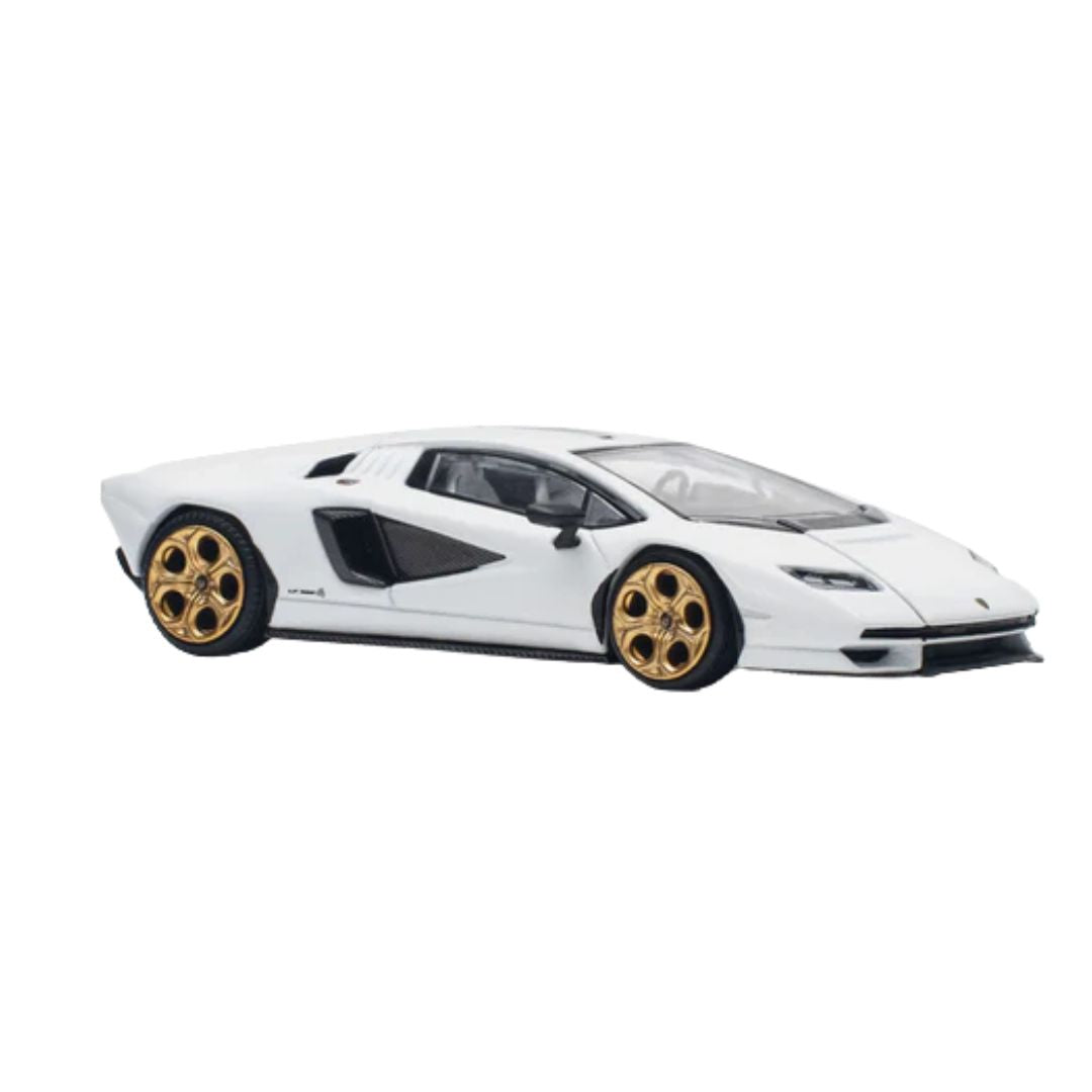 Lamborghini LPI800-4 Bianco Siderale 1:64 Diecast Car By Pop Race -Pop Race - India - www.superherotoystore.com