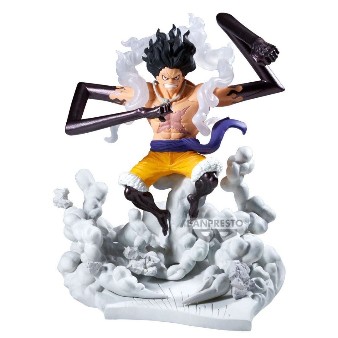 One Piece Monkey D. Luffy Gear 4 Senkozekkei Statue By Banpresto -Banpresto - India - www.superherotoystore.com