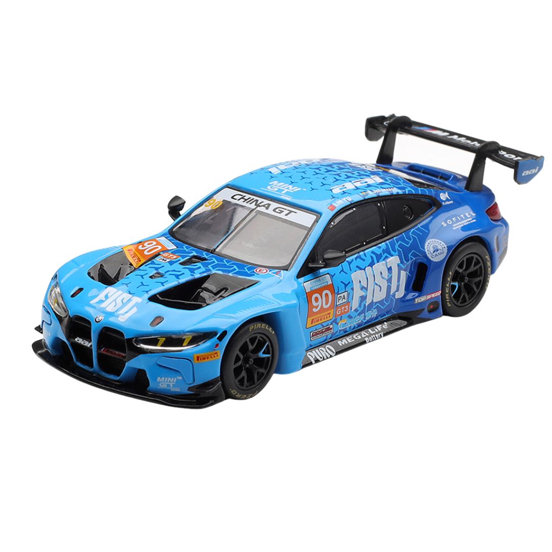Bmw M4 Gt3 Evo 90 Fist Team Aai 20251:64 Diecast Car By Mini Gt