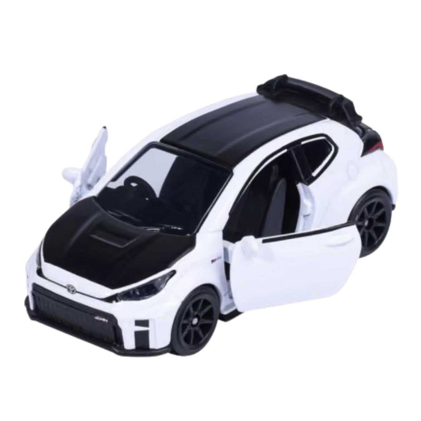 Showroom Premium White Toyota GRMN Yaris 1:64 Scale Die-Cast car By Majorette -Majorette - India - www.superherotoystore.com