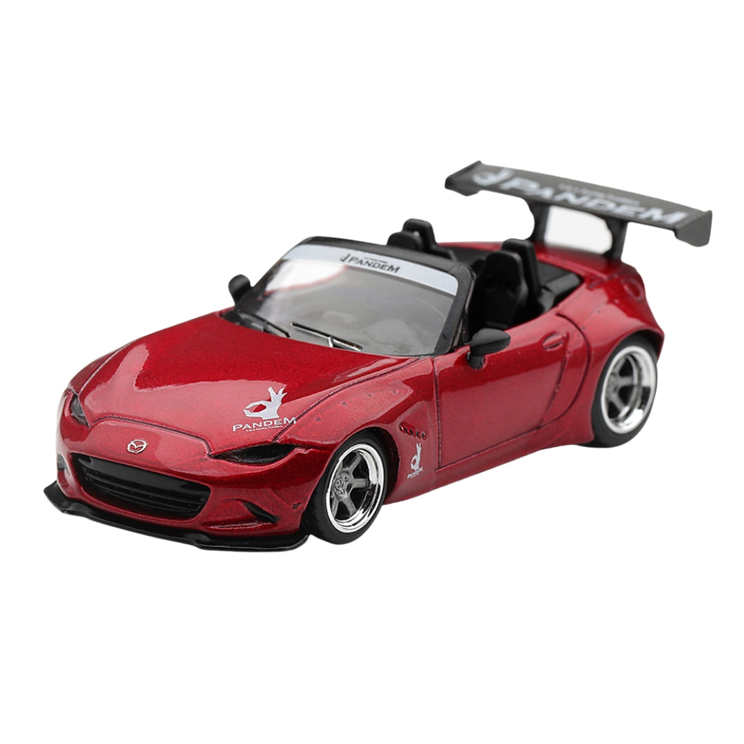 Mazda Miata Mx-5 (Nd) Pandem Kodo Red 1:64 Scale Die-Cast Car By Mini Gt