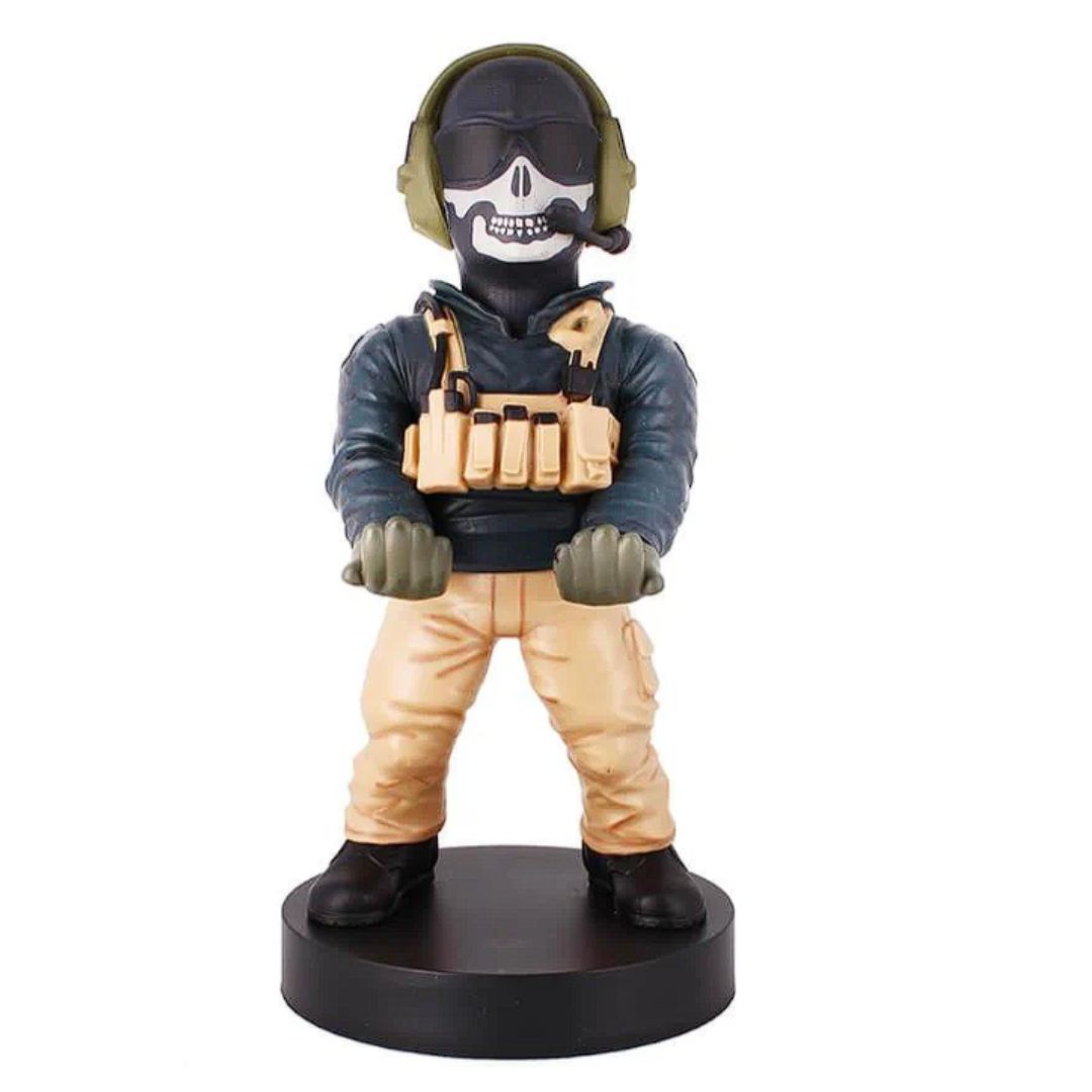 Call Of Duty: Lt. Simon “Ghost” Riley Cable Guys Controller Holder And Phone Stand By Exg Pro -EXG Pro - India - www.superherotoystore.com