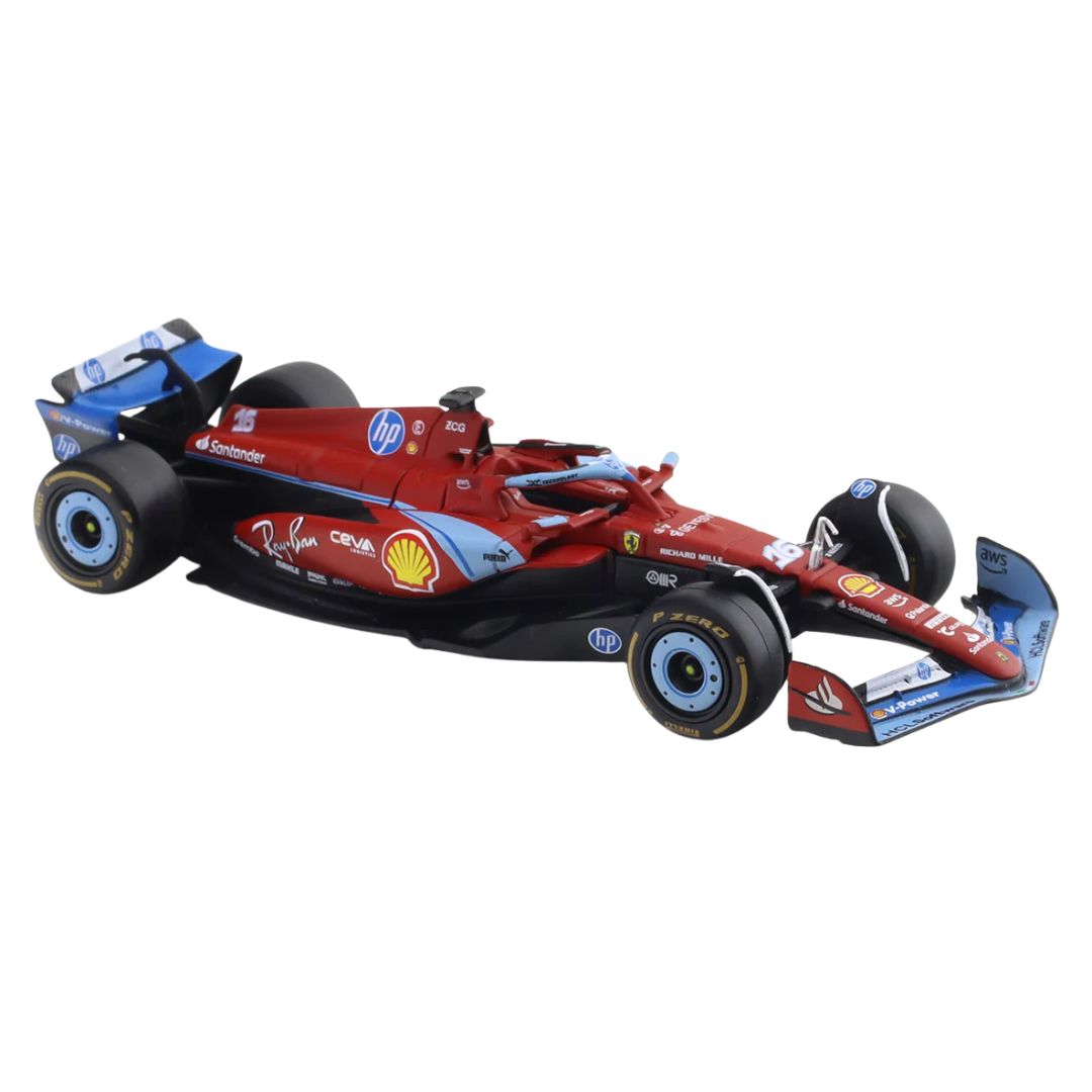 F1 Ferrari SF-24_Emilia-Romagn Miami GP 1:43 Scale Die-Cast Car By Bburago -Bburago - India - www.superherotoystore.com
