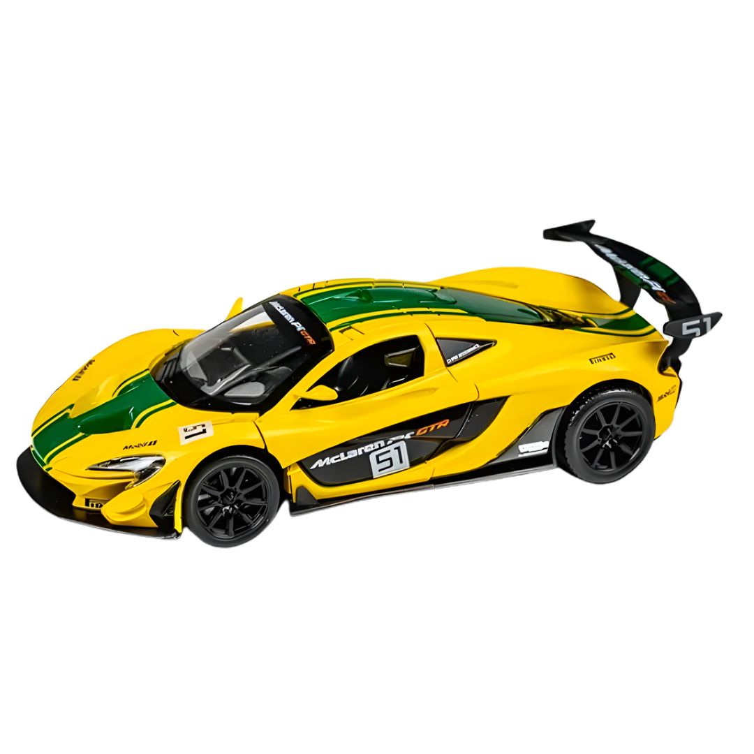 Yellow McLaren P1 1:24 Scale Die-Cast Car By Joy Junction -Joy Junction - India - www.superherotoystore.com