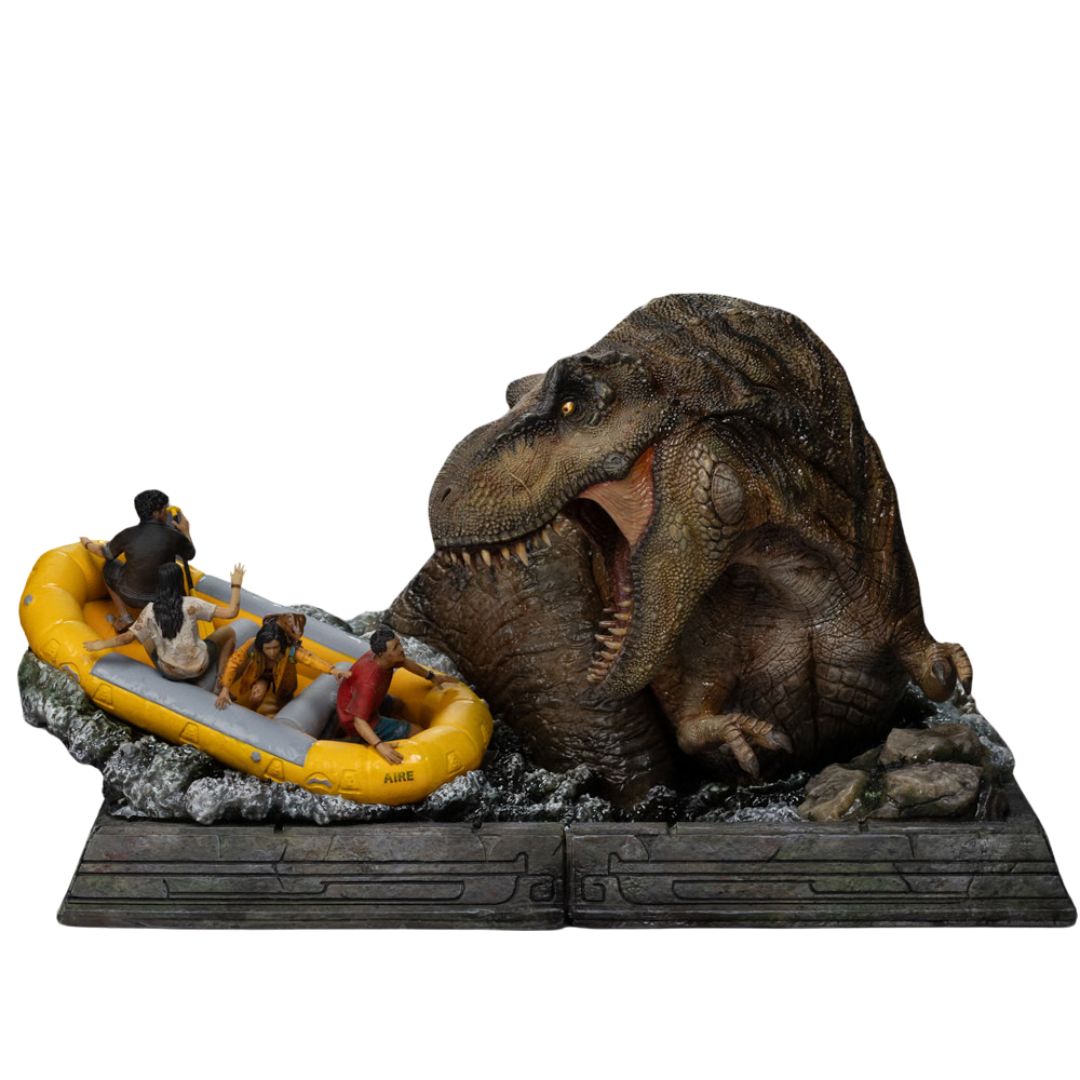 T-Rex River Attack Demi Art Scale Statue By Iron Studios -Iron Studios - India - www.superherotoystore.com