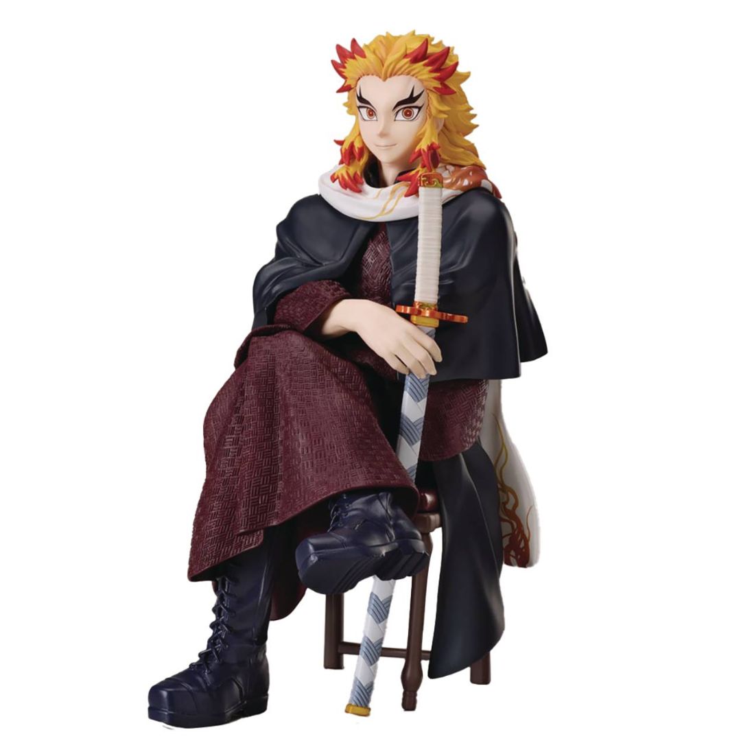 Demon Slayer Kimetsu No Yaiba Kyojuro Rengoku Statue By Anipex -Aniplex - India - www.superherotoystore.com