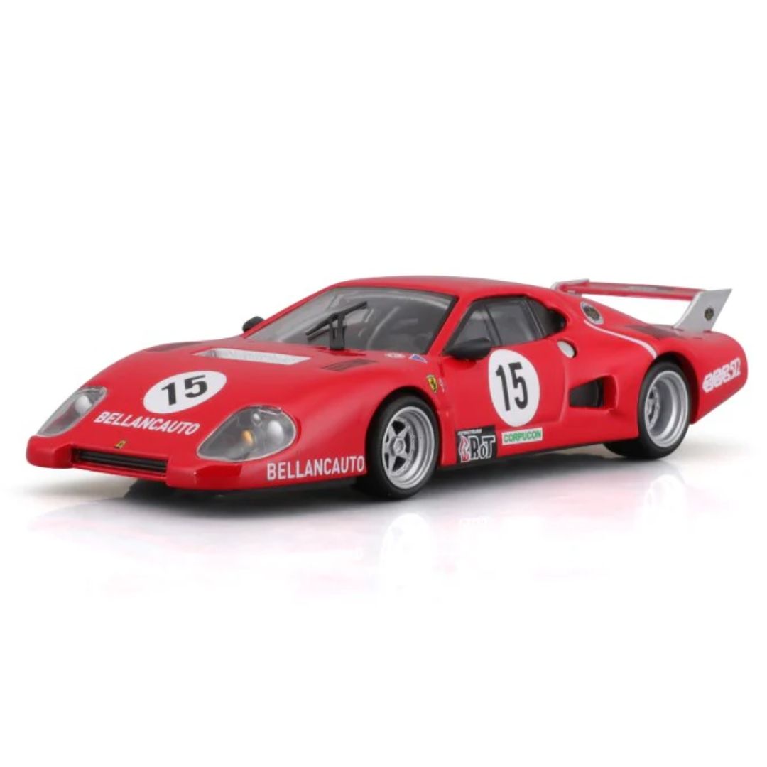 Ferrari 512 BB Series II 1:43 Scale Die-Cast Car By Bburago -Bburago - India - www.superherotoystore.com