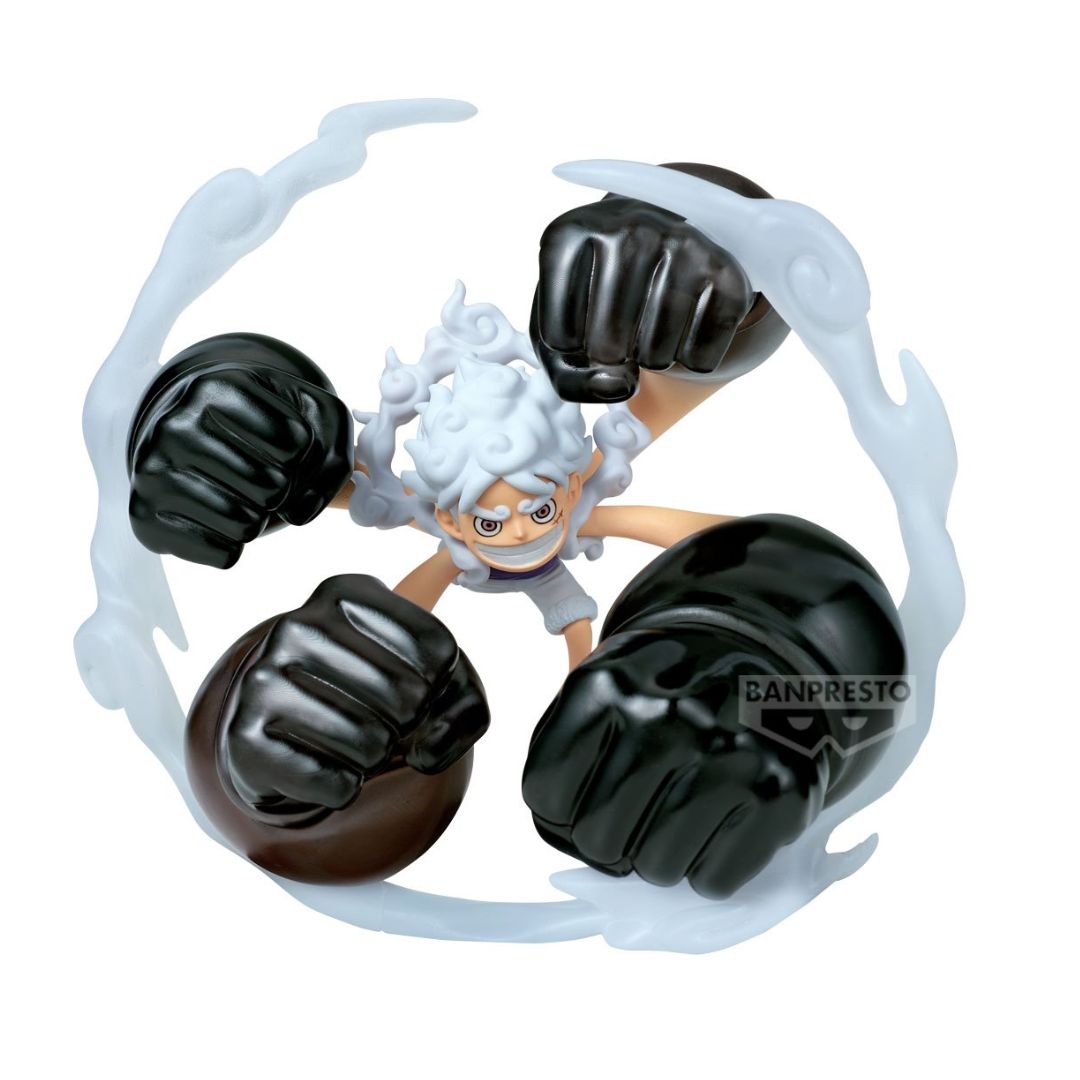 One Piece Monkey D. Luffy Gear5 Gum-Gum Dawn Gatling World Collectable Figure Special Statue By Banpresto -Banpresto - India - www.superherotoystore.com