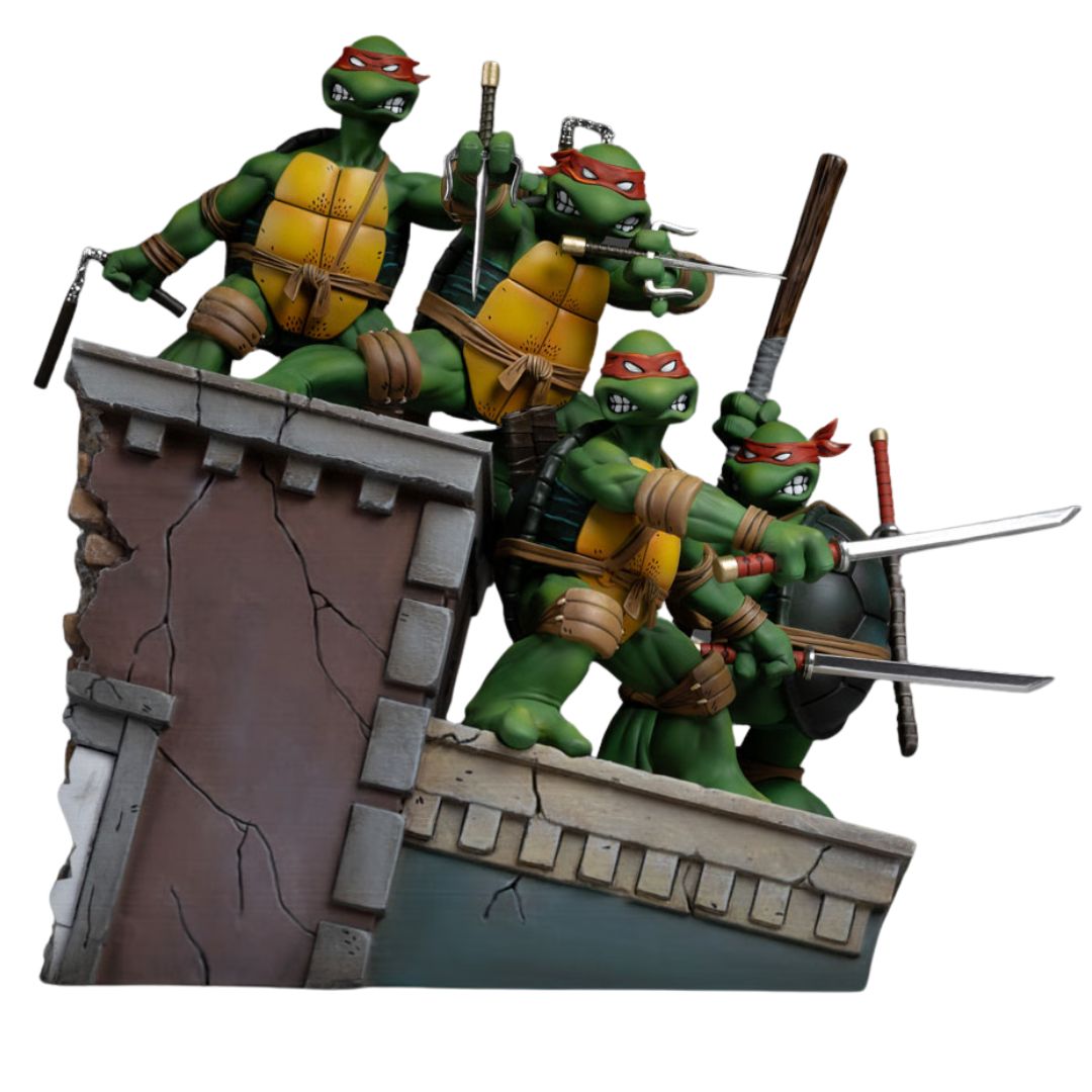 Tmnt Set (Kevin Eastman Version) Deluxe Art Scale Statue By Iron Studios -Iron Studios - India - www.superherotoystore.com