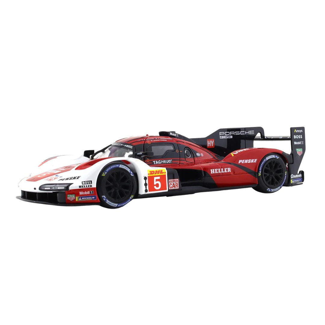Porsche Penske Motorsport Porsche 963 1/24 Scale Diecast Car By Bburago -Bburago - India - www.superherotoystore.com