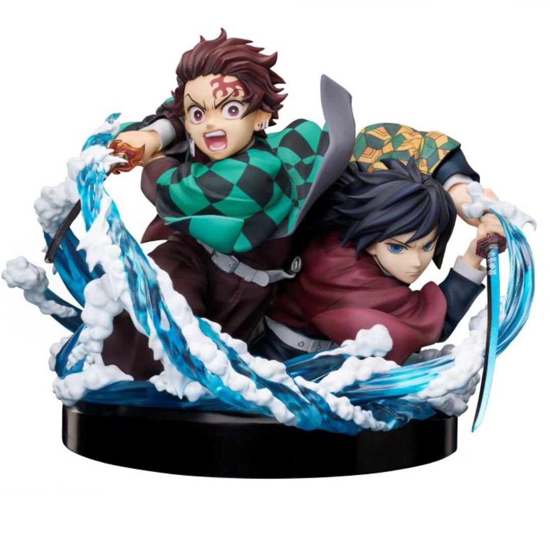 Demon Slayer: Kimetsu No Yaiba Tanjiro & Giyuu Non-Scale Figure By Aniplex -Aniplex - India - www.superherotoystore.com