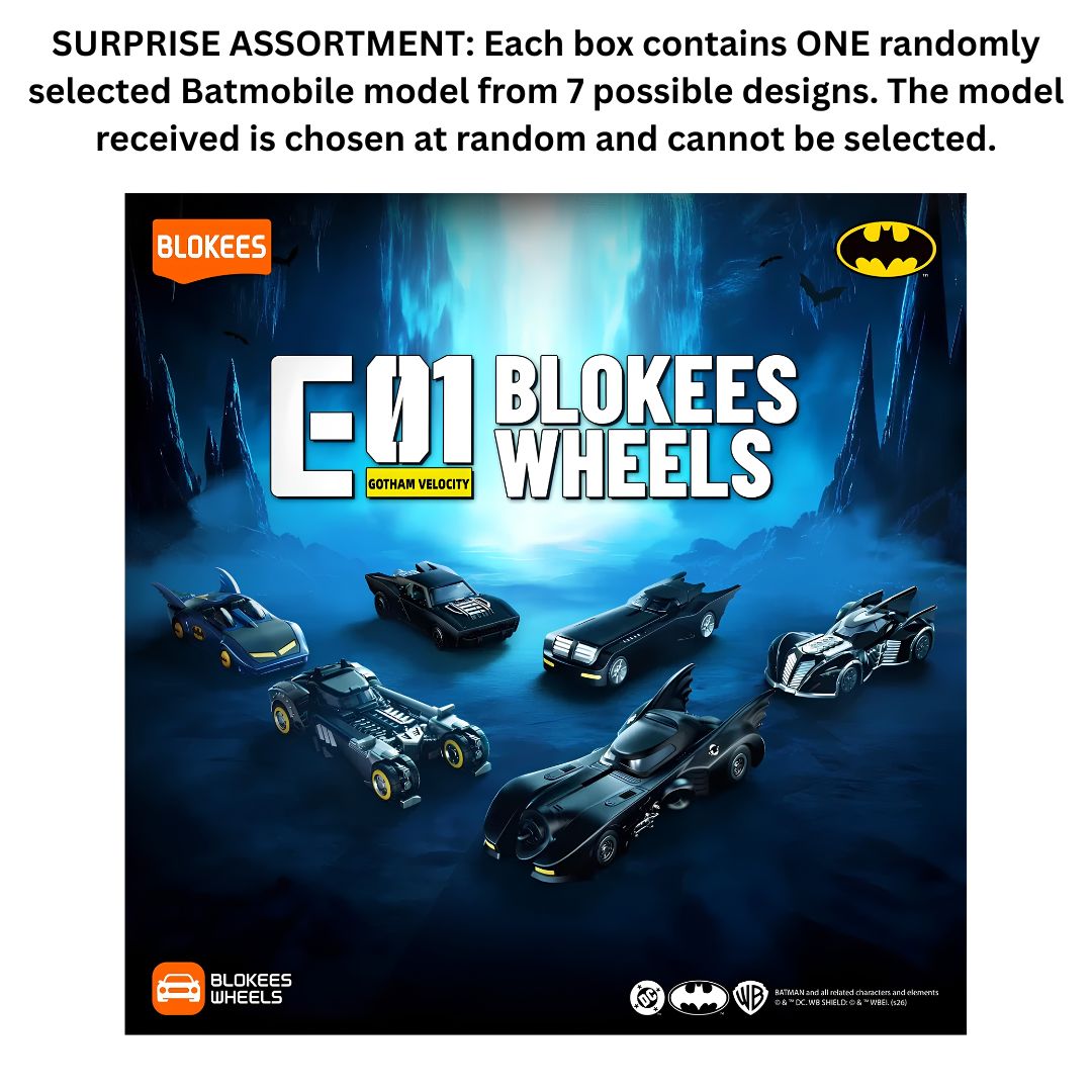 Batman E01-Gotham Velocity Wheels By Blokees -Blokees - India - www.superherotoystore.com
