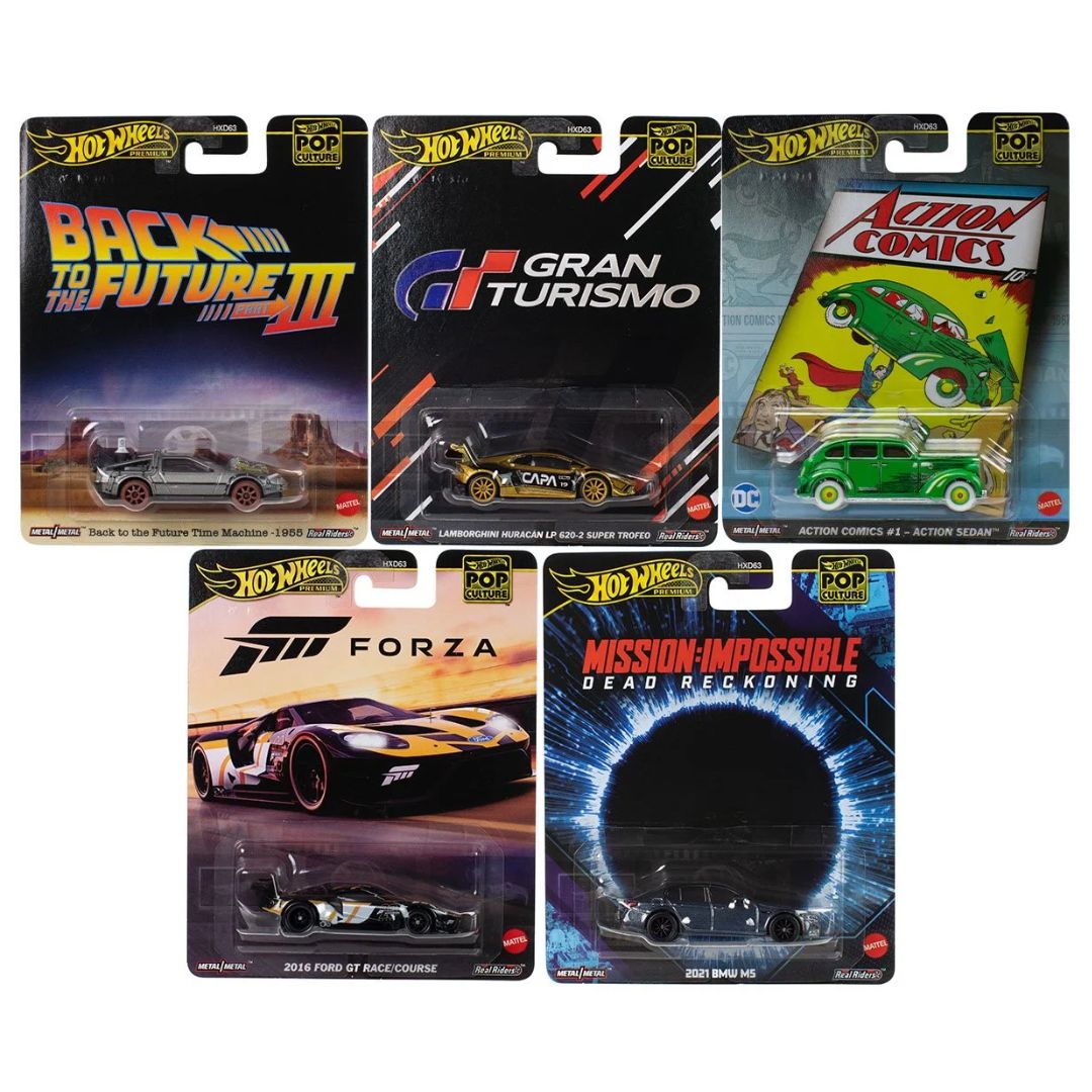 Pop Culture Assortment 2025 Mix 5 1:64 Scale Die-Cast Car by Hot Wheels -Hot Wheels - India - www.superherotoystore.com