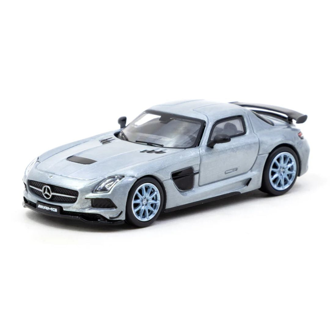 Mercedes-Benz Sls Amg Coupé Black Series Matte Blue 1:64 Die-Cast Car By Tarmac Works -Tarmac Works - India - www.superherotoystore.com