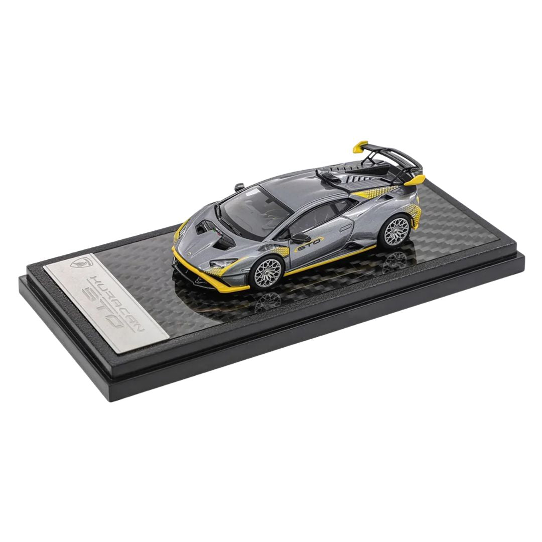 Lamborghini Huracan Sto ( Silver Grey) 1:64 Scale Die-Cast Car By Lcd Models By Lcd Models