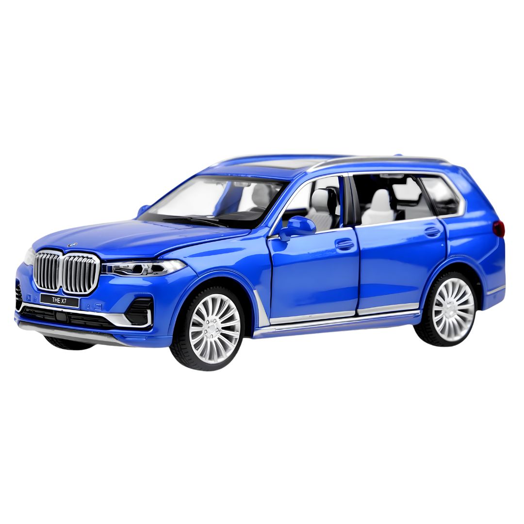 Blue BMW X7 1:32 Scale Die-Cast car By MSZ -MSZ - India - www.superherotoystore.com