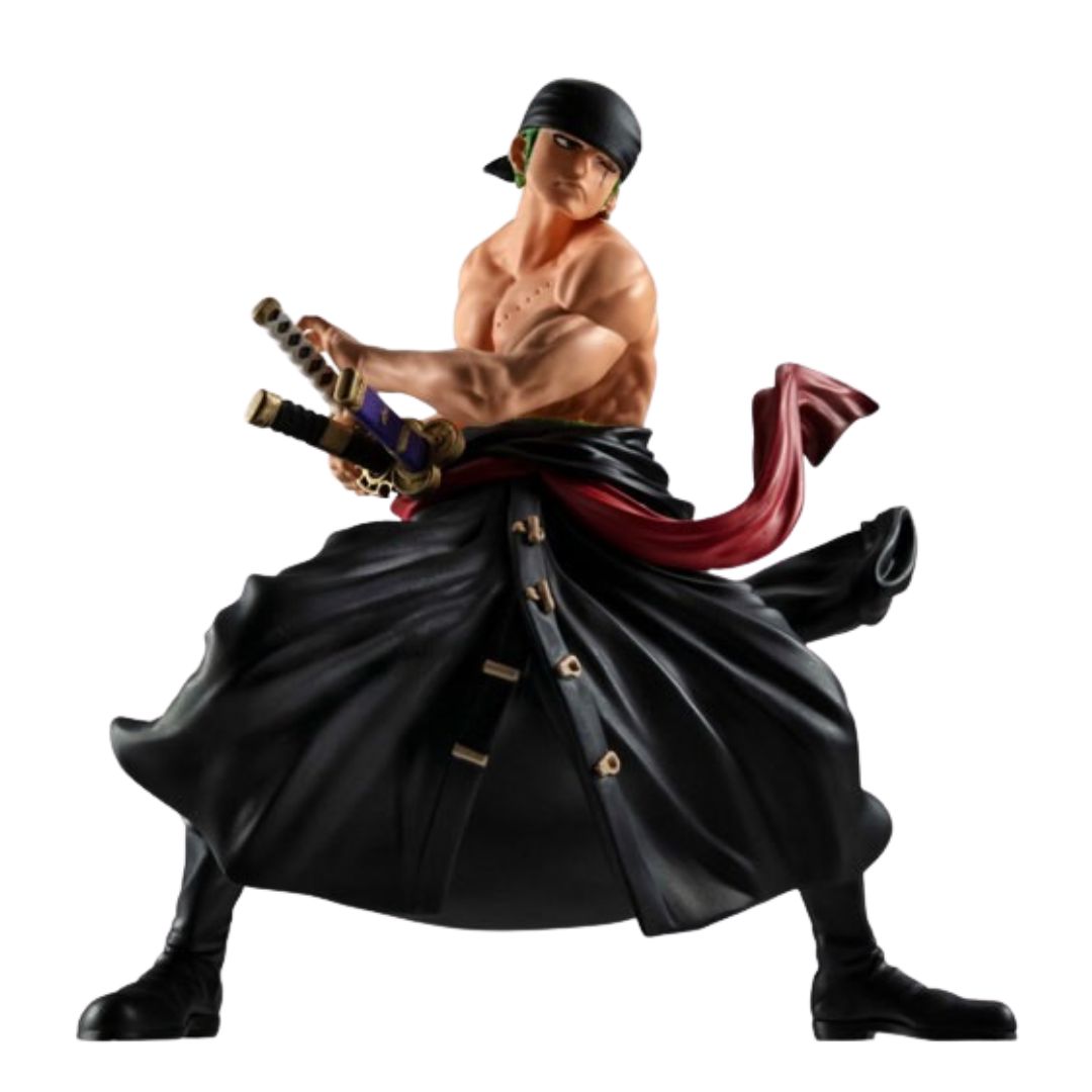 One Piece Roronoa Zoro Wallstar Statue By Megahouse