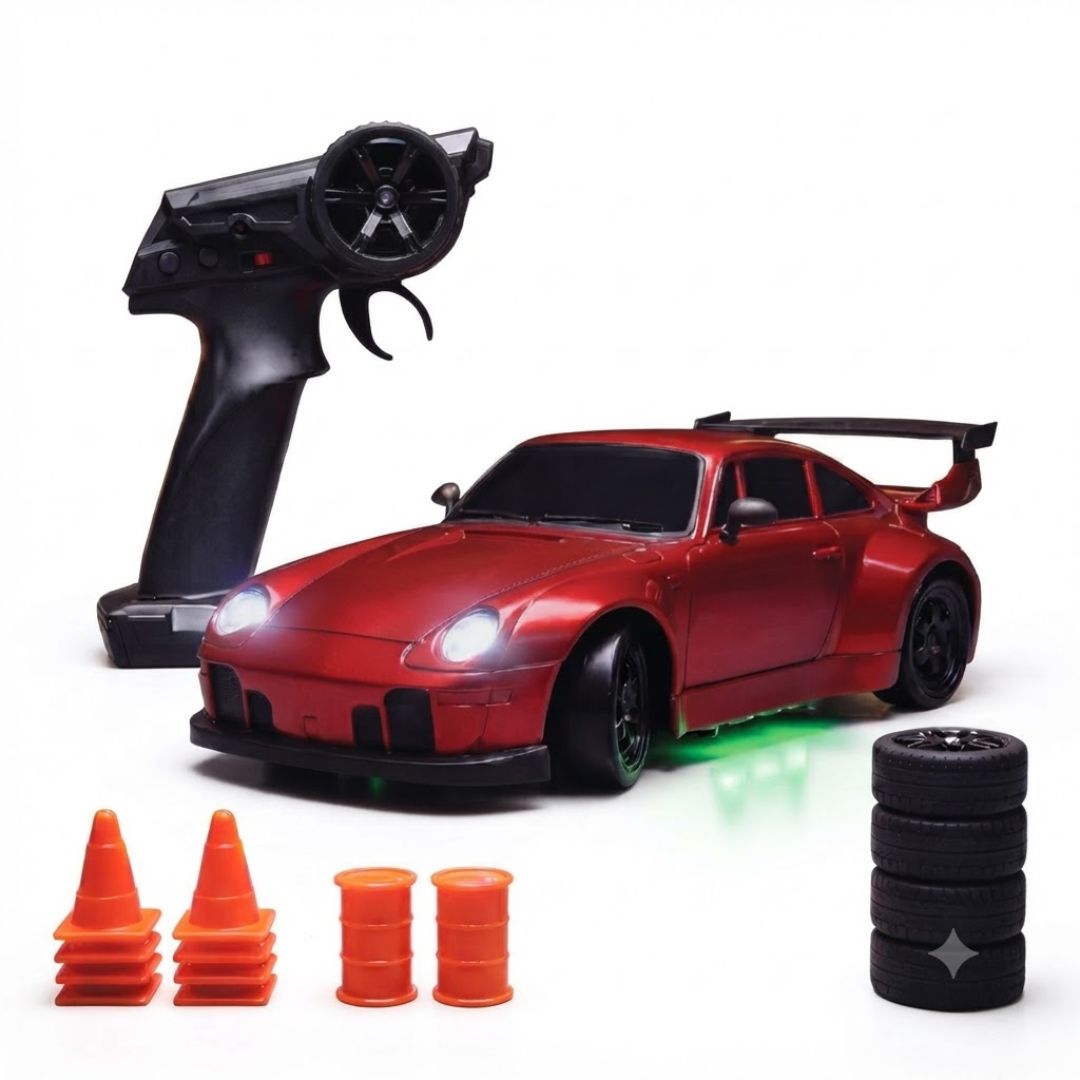 Flare – Remote Control Drifter 1:24 Scale Red Car By Legend Of Toys