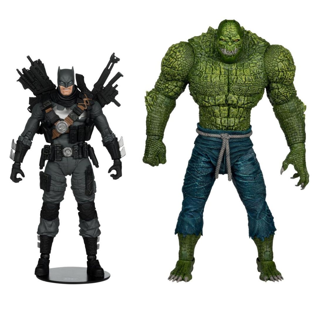Batman Vs Killer Croc (The Grim Knight) Action Figure By Mcfarlane Toys -McFarlane Toys - India - www.superherotoystore.com
